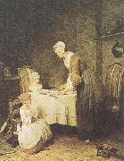 Jean Baptiste Simeon Chardin Saying Grace (mk35) oil painting reproduction
